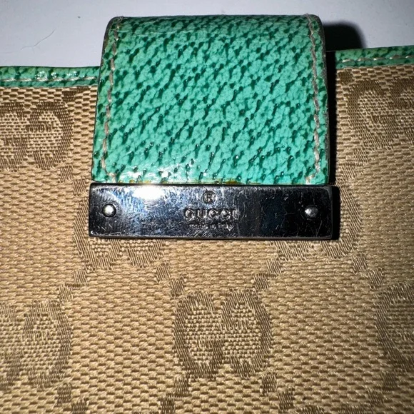 Gucci Brown and Green Women's Wallet - Picture 2 of 9